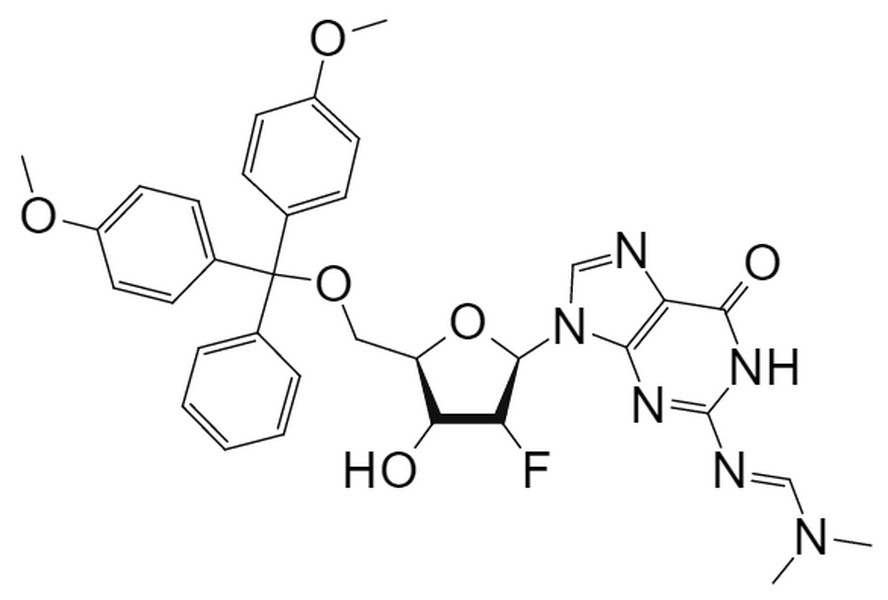 5'-O-DMT-N2-dimethylformamidine-2'-fluoro-2'-deoxyguanosine